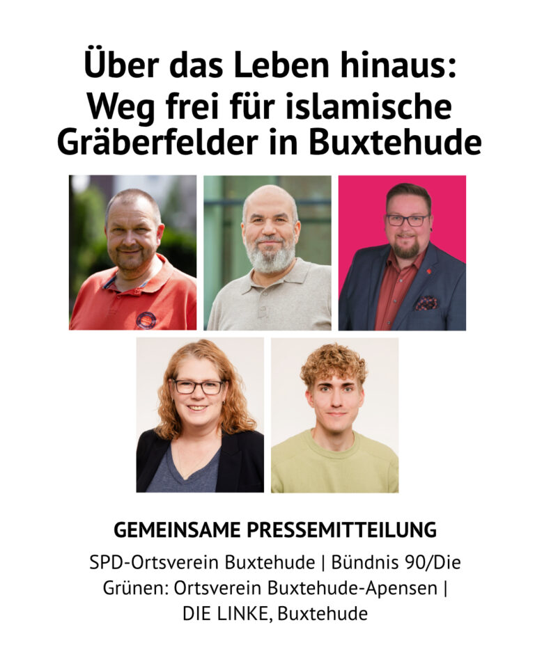 Über das Leben hinaus: Weg frei für islamische Gräberfelder in Buxtehude